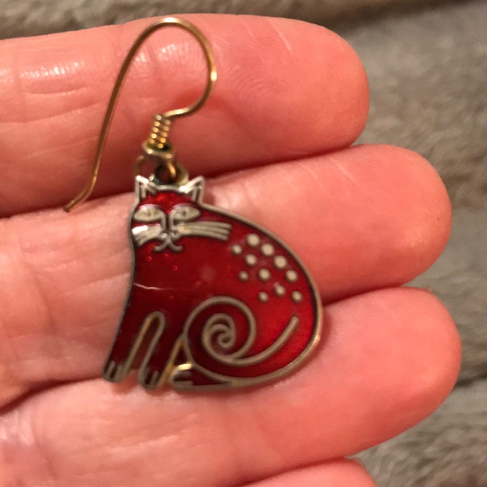 Laurel Burch cat earrings